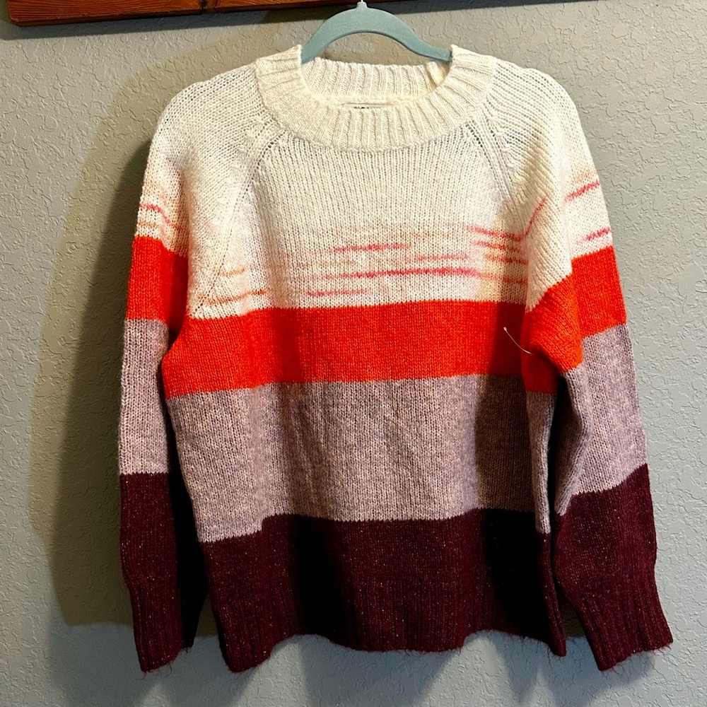 Old Navy Striped Oversized Sweater